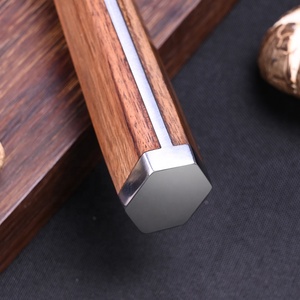 Vente en gros personnalisé OEM ODM Coutellerie Couteau de chef Damas de cuisine en acier traditionnel chinois fait à la main à lame tranchante fixe - Product Image 3