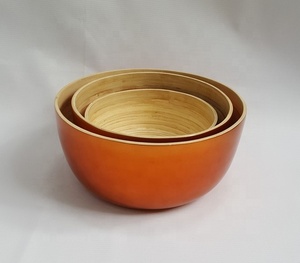 <b>Kitchen</b> <b>accessories</b> high quality Salad Spun Bamboo Bowl for dinnerware <b>sets</b> for home and <b>kitchen</b> Made in Vietnam - Product Image 4