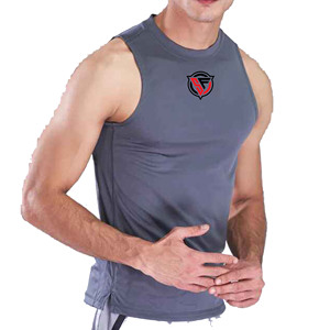 100% coton Gym débardeur pour hommes lourd GSM séchage rapide respirant Style sportif Logo personnalisé blanc plaine sans manches T-Shirt - Product Image 2