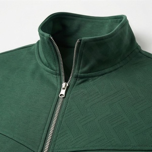 Chándal Deportivo para Hombre con Cierre, Color Sólido Personalizable, Transpirable, Corte Holgado Informal, Mangas Largas, Ropa Deportiva para Gimnasio - Product Image 3