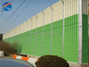 Barrière antibruit à persiennes extérieure en bordure de route personnalisée barrière antibruit et insonorisée clôture de protection acoustique à commande sonore - Product Image 6