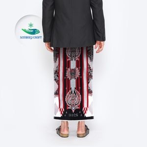 ผ้าซารองคุณภาพพรีเมียมแบบดั้งเดิมของอินโดนีเซีย ซีรีส์รอยัล BHS สำหรับผู้ชาย อุปกรณ์เสริมสำหรับการละหมาดของชาวมุสลิมสำหรับผู้ใหญ่ - Product Image 4