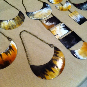 Recién llegado, collar de hueso para mujeres y niñas, cuerno de buey de búfalo de hueso en estilo Animal de moda, cuentas de diseño Natural para regalos de boda - Product Image 5