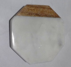 Juego de posavasos de MATERIAL PERSONALIZADO Almohadillas de piedra redondas de estilo clásico para cocina Hecho en India - Product Image 6