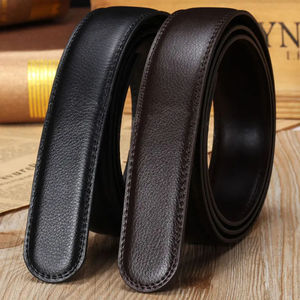 <b>Leather</b> Belts Customized Printed Logo Genuine <b>Leather</b> Dress Belts for <b>Men</b> Wear - Product Image 3
