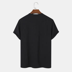 2024 nuevo estilo de moda camisetas al por mayor de moda para hombres en blanco 100% algodón microfibra de secado rápido y Punto ligero - Product Image 2