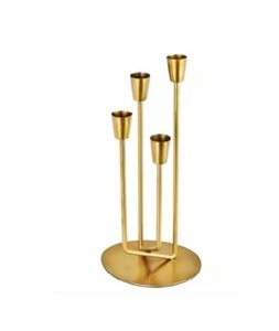 Stylish <b>Mini</b> Metal Candle Holder Decor Tea Light Candle Holder <b>Vintage</b> <b>Mini</b> Candle Holder with Stand - Product Image 3