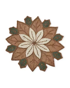 Napperon de luxe fait à la main en perles de rocaille d'Inde carré en verre avec motif ornemental pour la fabrication de bijoux - Product Image 2