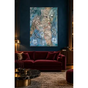 Impression sur toile Fida Picabia Hera Transparent Layered Faces - Product Image 3