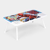 Table d'étude de jeu pliable en bois Spiderman pour enfants, table de bureau pour ordinateur portable multi-usages, légère