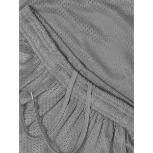 Shorts en maille respirante pour hommes avec tissu léger, séchage rapide, ceinture et poches latérales pour la salle de sport et l'entraînement - Product Image 4
