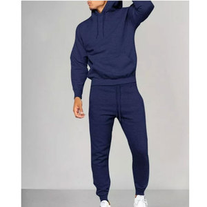 ชุดวอร์ม2ชิ้นสำหรับผู้ชายชุดวอร์มแบบรูดซิปสำหรับใส่วิ่งเล่นกีฬาลำลองให้ความอบอุ่น - Product Image 6