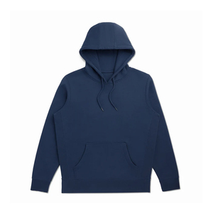 Sweat-shirt bleu marine premium pour homme |   Pull-over en molleton lourd de luxe 350 GSM, toucher doux, essentiel, coupe oversize, 100% coton - Product Image 1