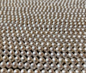 ลูกปัดไข่มุกน้ำจืดสีทองอินเดียสีขาวไม่ผ่านการบำบัดตามธรรมชาติคุณภาพสูงสำหรับการทำเครื่องประดับ - Product Image 2