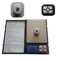 Balance numérique et ensemble de carnet avec écran LCD rétroéclairé, en plastique, alimenté par piles, capacité de pesée de 3 kg