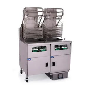 เครื่องทอดไฟฟ้า/แก๊ส Pitco SGLVRF-2/FD แบบกรองน้ำมันปริมาณน้อย พร้อมระบบยกชิ้นทอด สภาพใช้งานแล้ว - Product Image 1