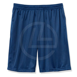 Short en maille athlétique pour homme avec poches latérales et tissu évacuant l'humidité Short de sport en maille pour homme avec coutures durables - Product Image 1