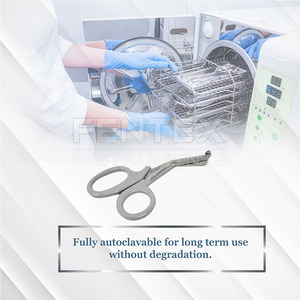 Tijeras para traumatismos médicos de acero inoxidable de alta calidad, tijeras de vendaje Lister, mango de plástico para enfermería EMT, Fentex quirúrgico - Product Image 3