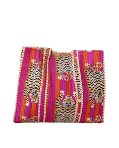 Sac fourre-tout réutilisable écologique en coton 100% matelassé avec fermeture éclair, logo personnalisé, sac de shopping rembourré - Product Image 3