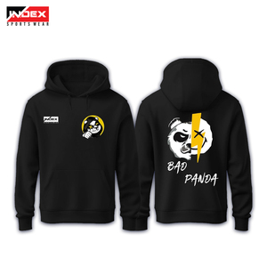 Unisex invierno pesado 100% algodón transpirable impermeable sudadera de gran tamaño ajuste personalizado impreso patrón sólido Sudadera con capucha bolsillo - Product Image 2