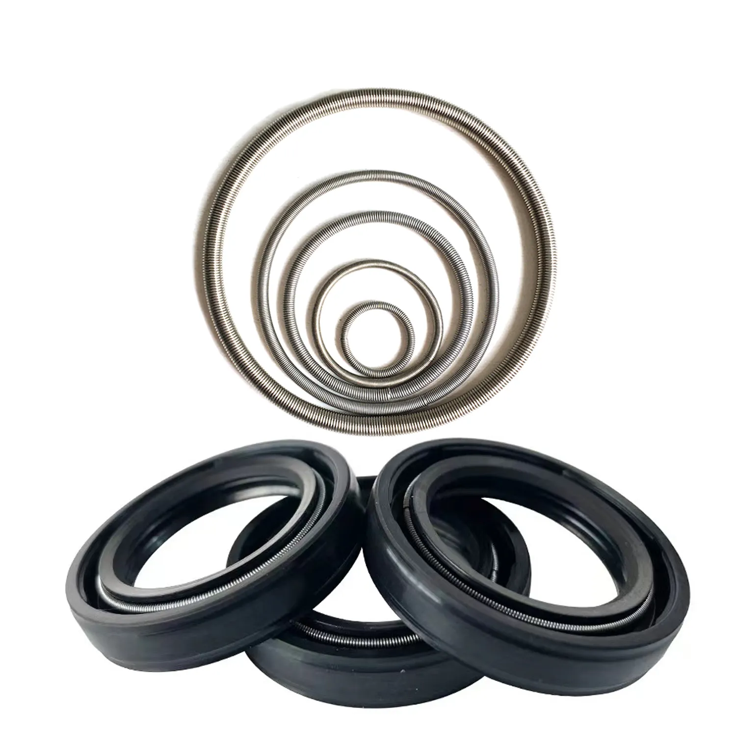 Spring Manufacturer OEM magic circle spring elastic stainless steel circle oil seal compression spring