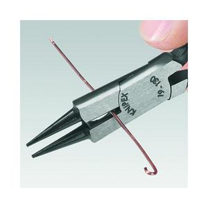 For Knipex Chrome Plated Round Nose Pliers with Cutting <b>Edge</b> Jewellers' Pliers <b>Plastic</b> Coated Handles - Product Image 2