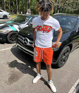 Conjunto de Camiseta y Pantalones Cortos Personalizados con Logotipo para Hombre, Conjunto de Dos Piezas de Verano, Camiseta Gruesa de Manga Corta con Pantalones Cortos Deportivos, Camisetas Personalizadas para Hombre - Product Image 1