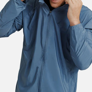 Chaqueta Cortavientos Deportiva Personalizada con Logotipo para Hombre, 100% Poliéster, Ligera y Transpirable, Color Sólido para la Temporada de Otoño - Product Image 2