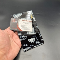 Palette à cils en acrylique noire à prix de gros avec aimant pour pinces, logo personnalisé, plateaux d'extension de cils, tuiles à cils