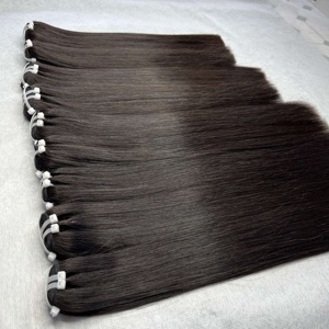 Paquetes de cabello humano suave y liso vietnamita de un donante Cabello liso de hueso virgen Tejido Cutícula alineada Cabello crudo - Product Image 6