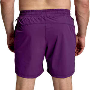 กางเกงขาสั้นผู้ชายสำหรับวิ่งออกกำลังกายผ้าฝ้ายระบายอากาศได้ดีแห้งเร็วมีเชือกผูกหลวมพิมพ์โลโก้ได้ตามต้องการ - Product Image 3