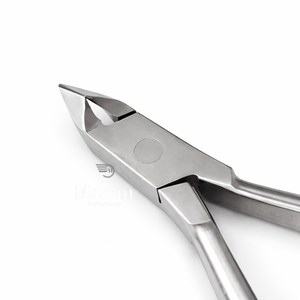 Stainless Steel Curved <b>Cuticle</b> Nipper Professional Nail <b>Trimmer</b> Precision Manicure Pedicure Tool OEM Custom Logo - Product Image 2