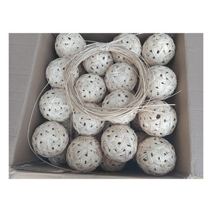 MEILLEURE VENTE BOULE DE ROTIN DURABLE VIETNAMIEN MATÉRIAU POUR MEUBLES-BOULE DE ROTIN POUR LA DÉCORATION DE HAUTE QUALITÉ - Product Image 2