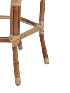 Mesa de centro redonda superior de ratán natural hecha a mano de vidrio de Color marrón para el hogar, Villa, sala de estar, muebles, decoración, uso de apartamento - Product Image 4