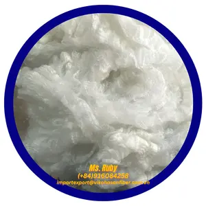 Preiswerte Polyester-Stahlfaser 6D SD weiß fest getrocknet in A-Klasse GRS 100% wiederverwertetes Polyester zur Herstellung von Kissen für Kissenwagenteppiche