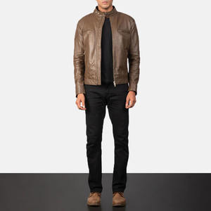 Fashion Leather <b>Jacket</b> For <b>Men</b> High Quality Leather <b>Jacket</b> Customized Logo Leather Winter <b>Jacket</b> Made In Pakistan - Product Image 3