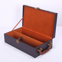 Boîte en cuir de haute qualité, boîte en MDF, valise, emballage pour flacon de parfum, lunettes, boîte cadeau de luxe en MDF