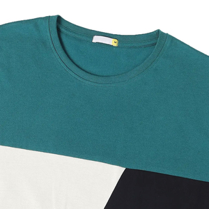 100% coton, T-shirt pour hommes, coupe ample, imprimé Derniers vêtements de mode Couleur unie T-shirt pour hommes pour adultes Conception OEM personnalisée - Product Image 6