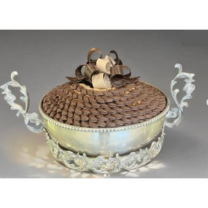 Tazón Redondo de Metal Ecológico y Duradero de Estilo Moderno para Servir Dulces de Chocolate, Ideal para Fiestas y Bodas - Product Image 6