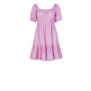 Most Selling Cotton Flex Puff Sleeve Mini <b>Dress</b> Elegant Floral Pattern Custom Logo XL Ruffles 100% Cotton Knee-Length for Club - Product Image 2
