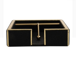 Classic Design Walnut Wood Natural Finished Napkin Holder Stylish Top Selling Tabletop Wooden <b>Tissue</b> Storage Use - Product Image 2