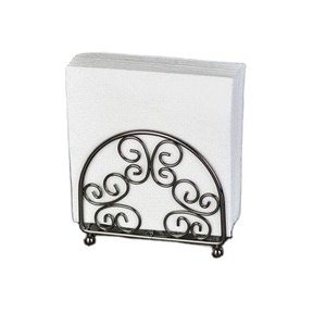 Support de tissu de conception fantastique meilleure qualité métal couleur argent porte-serviettes pour table porte-serviettes décoratif - Product Image 1