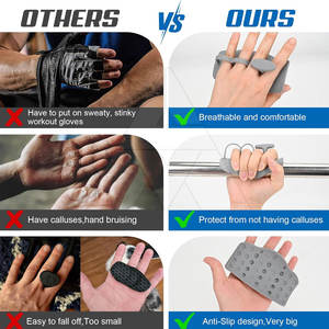 Empuñaduras de entrenamiento de gimnasio de etiqueta privada Empuñaduras de entrenamiento de gimnasio de nuevo diseño Empuñaduras de entrenamiento de gimnasio más vendidas - Product Image 5