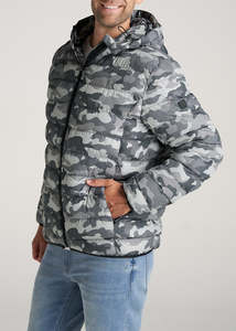 Veste matelassée CAMO GRIS de haute qualité pour hommes, manteau d'hiver de luxe dans le style enfant, vente en gros personnalisée - Product Image 6