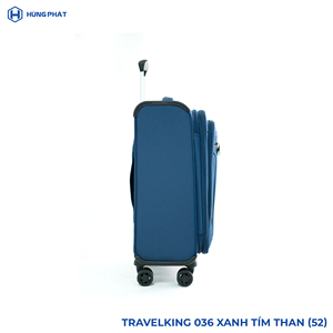 Affordable Price 036 Soft Luggage <b>Expandable</b> Compartment Kids <b>Suitcase</b> Luggage 360-Degree Wheels Travel Luggage Hung Phat - Product Image 4