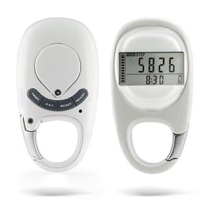 <span class=keywords><strong>Compteur</strong></span> de pas 3D avec clip d'escalade et porte-clés, batterie à mémoire de données de 7 ans, alimenté par piles pour usage extérieur - Product Image 1