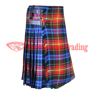 Tartan LGBT traditionnel Highland Kilt de taille personnalisée de 8 verges Kilts écossais faits à la main pour hommes - Product Image 4