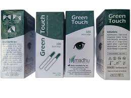 SS Manufacture Green Touch (Lissamine Green Strips) Bandes de diagnostic ophtalmique, 100 Bandes - Product Image 2