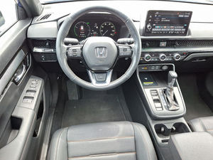 Blue 2024 Hond_a C R-V Hybrid Sport Touring AWD Utilisé avec Roues en alliage foncé Sièges en cuir Démarrage à distance Sièges chauffants Bluetooth - Product Image 5