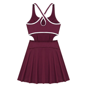 Breathable Custom Made Women Tennis Uniform Plus Size Polyester Made Women Pickleball <b>Skirt</b> Tennis Uniform - Product Image 1